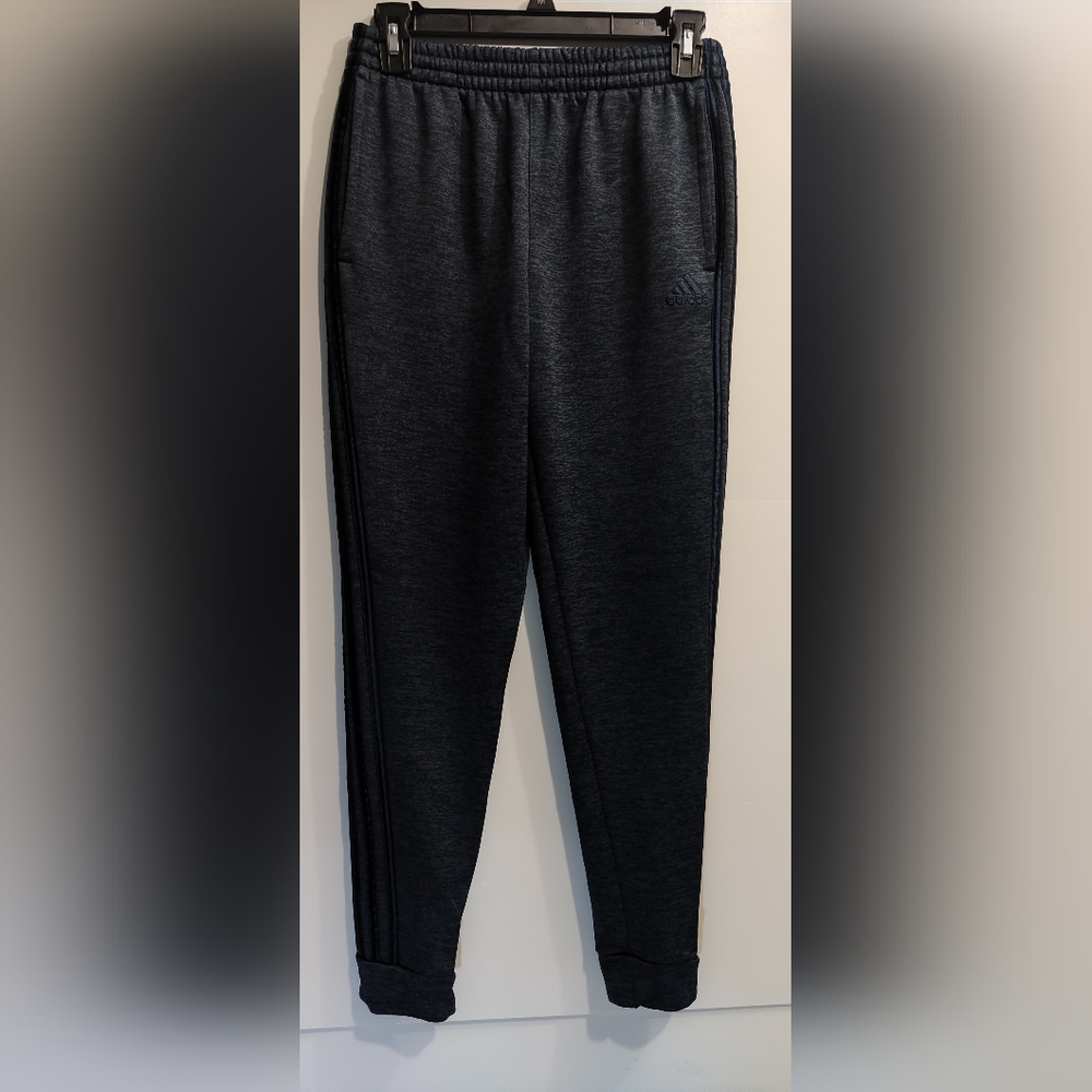 ADIDAS Boy's track pants size 14/16 Gray blue